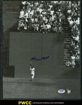 Willie Mays Signed Autographed Photo Of 