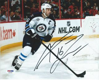 Andrew Ladd Signed 8x10 Photo Autographed Psa/dna Winnipeg Jets Aa85286