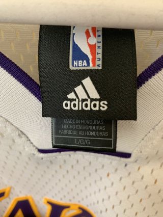 Adidas Lakers Kobe Bryant White Jersey 2