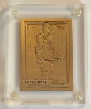 Pavel Bure Highland Bronze Card 1992 W & Case Topps 1994 Nhl Canucks