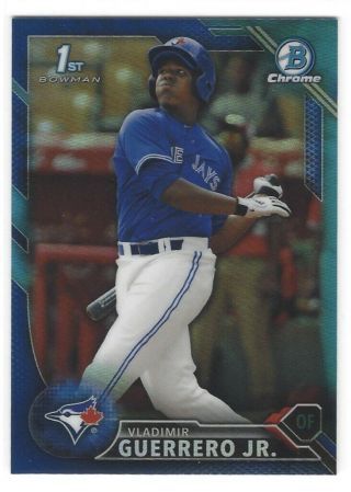 2016 Bowman Chrome Blue Refractor Vladimir Guerrero Jr.  Baseball Card /150