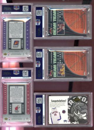 2007 - 08 Upper Deck Game Jersey Shaquille O ' Neal Shaq Game - Graded Card PSA 8 2