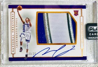 Skal Labissiere 2016 - 17 National Treasures 19/25 4 Clr Rookie Patch Auto Rc Rpa