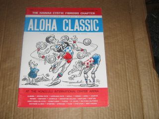 Aloha Classic Program 4/10 - 12/75 At Honolulu Arena Exmt Hollins,  David Thompson