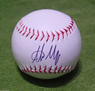 Alex Meyer Signed/autographed Baseball Ball Los Angeles Angels,  Twins W/coa
