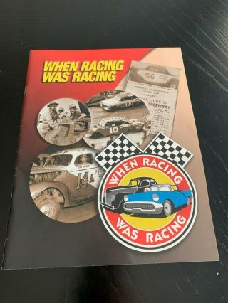 Very Rare When Racing Was Racing Book W/autographs From High Point Nc Museum