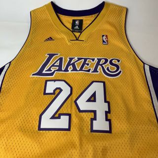 Kobe Bryant Los Angeles Lakers Adidas NBA 24 Authentic Mens Size M Jersey 2