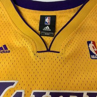 Kobe Bryant Los Angeles Lakers Adidas NBA 24 Authentic Mens Size M Jersey 3