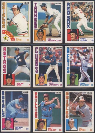 1984 Opc O - Pee - Chee Baseball Complete Set W/ Mattingly Rc (396) (nm/mt) 695951