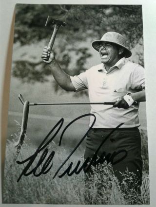 Lee Trevino Authentic Hand Signed Autograph 4x6 Photo - Golf Legend