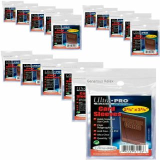 10000 1000 800 400 Ultra Pro Sports Card Soft Penny Sleeves Post