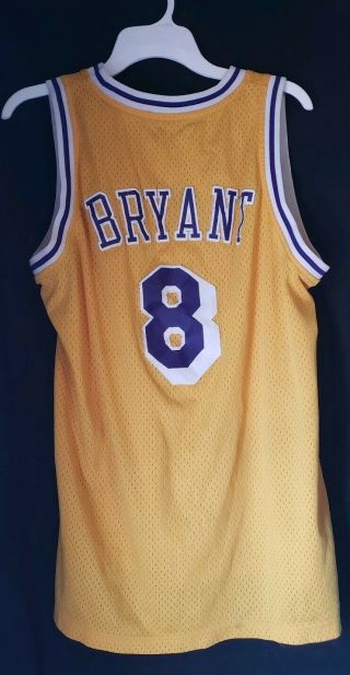 Addidas Orginal Kobe Bryant Jersey 8 Yellow