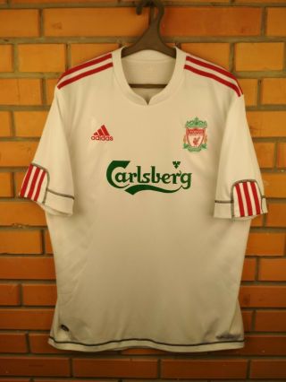 Liverpool Jersey Large 2009 2010 Third Shirt Soccer Football Adidas