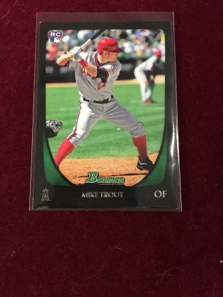 2011 Bowman Draft 101 Mike Trout Rc Rookie Card