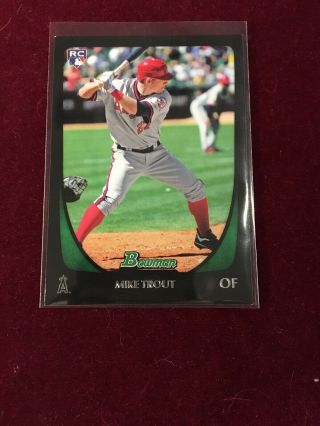 2011 Bowman Draft 101 Mike Trout RC Rookie Card 3