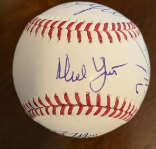Kansas City Royals Autographed Team Ball Whit Merrifield Alex Gordon Jorge Soler