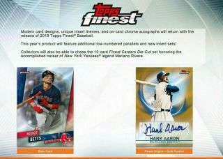 2019 Topps Finest Baseball 8 - Box Full Case Break Seattle Mariners 6