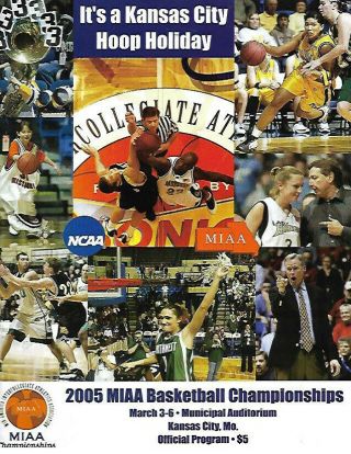 2005 Miaa Conference Basketball Tournament Program