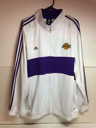 Adidas Nba Los Angeles Lakers Zippered Jacket Men 