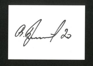Vladislav Tretiak Hof Goalie Signed Autograph Auto Business Card