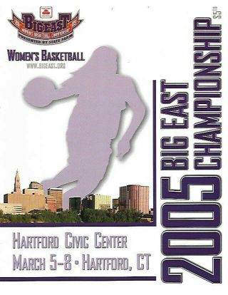 2005 Big East Conference Womens Basketball Tournament Program