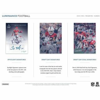 York Giants - 2019 Panini Luminance Football 12/Box Full Case Break 4