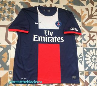 Paris Saint Germain Psg 2013 2014 Home Football Soccer Shirt Jersey Trikot Xl