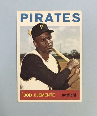 1964 Topps Roberto Clemente 440 Pirates Hof No Creases