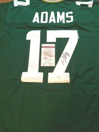 Davante Adams Signed Green Bay Packers Jersey Jsa Witnessed