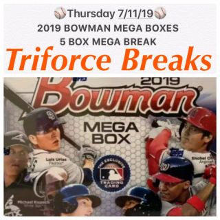 St.  Louis Cardinals 2019 Bowman Mega Box 5 Box Break Mlb 2