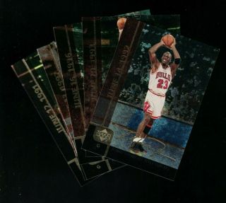 Michael Jordan 1998 - 99 Upper Deck Gatorade Ud Jumbo 6 Card Set Mj1 - Mj6