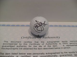 Jim Furyk Autographed Signed Golf Ball - " 58 " Inscribed Us Open Champion