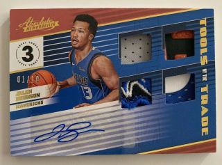 2018 - 19 Absolute Tools Of The Trade 4x Rc Auto Jalen Brunson 1/10 Level 3 Patch