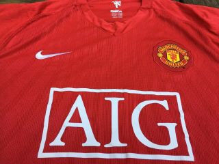 Nike Dri Fit Manchester United Soccer Jersey 10 Rooney Size Xl Men 