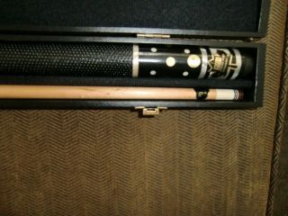 Mosconi Pool Cue & Autographed Case 3