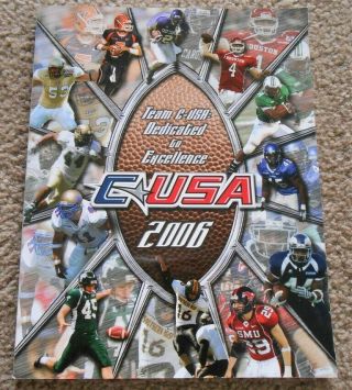 Conference Usa Football Media Guide 2006