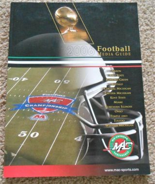 Mid - American Conference Football Media Guide 2006