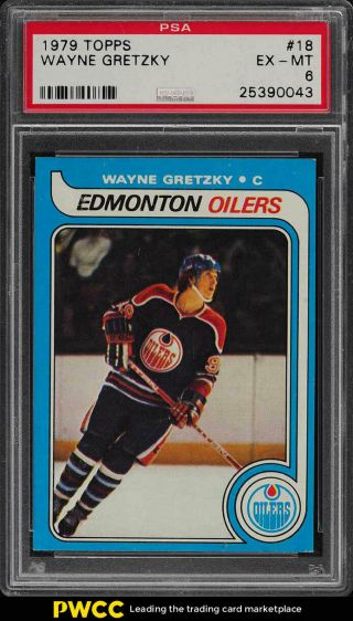 1979 Topps Hockey Wayne Gretzky Rookie Rc 18 Psa 6 Exmt (pwcc)