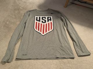 Nike Usa Soccer Long Sleeve Shirt - Size Men’s Small