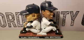 Alan Trammell & Lou Whitaker Bobbleheads Detroit Tigers 1984 35th Anniversary