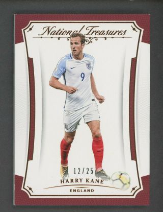2018 National Treasures Soccer Harry Kane England 12/25