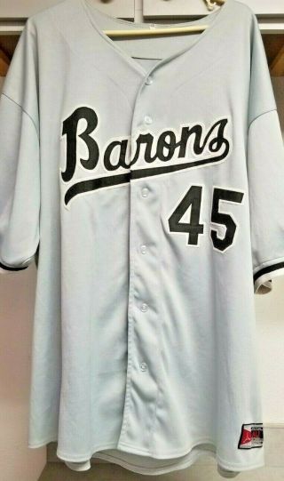 Authentic Michael Jordan Birmingham Barons Baseball Gray Jersey 4xl