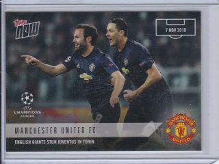 2018 - 19 Topps Now Uefa Ucl Champions League 14 Manchester United Fc Pr 96
