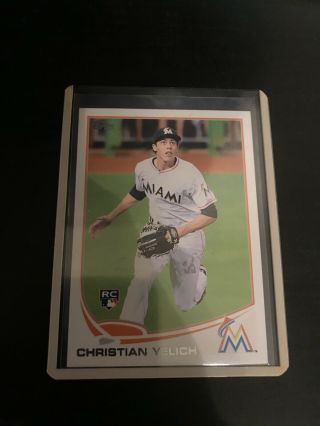 2013 - Christian Yelich Topps Update Rookie Card