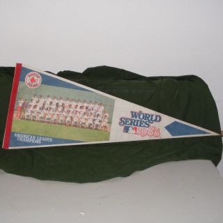 Boston Red Sox Pennant - American League Champions - World Series 1986