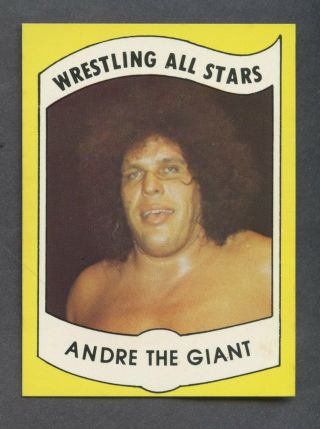 1982 Wrestling All Stars Series A 1 Andre The Giants