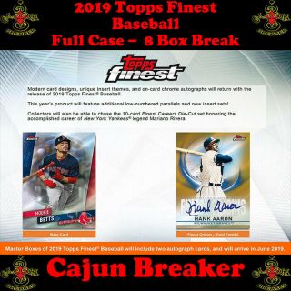 Seattle Mariners Full Case 8box Break - 2019 Topps Finest Baseball