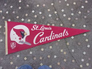 St.  Louis Cardinals Nfl Vintage 1967 Felt Pennant Collectible Football