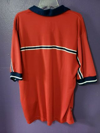 Vintage 90s 1998 Nike USMNT World Cup USA Soccer Alternate Red Jersey Mens XL 6