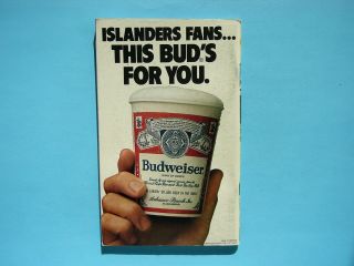 1983/84 YORK ISLANDERS NHL HOCKEY MEDIA GUIDE YEARBOOK STANLEY CUP CHAMPS 2